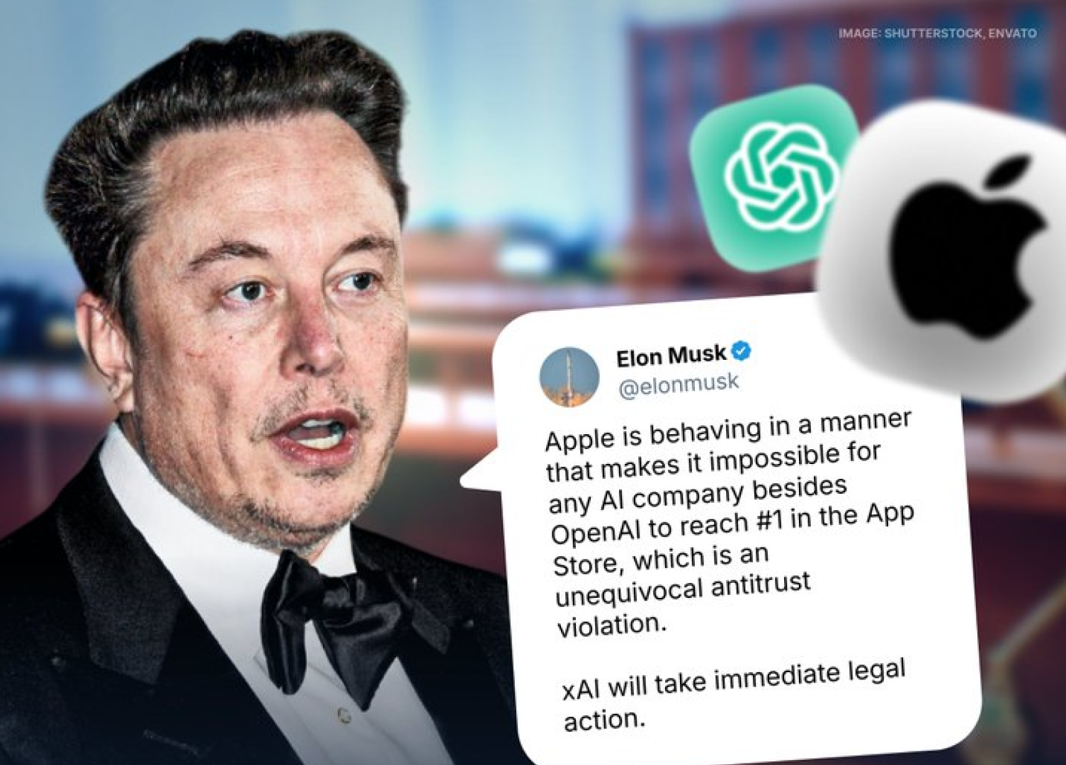 Elon Musk gugat Apple